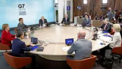 የቡድን 7 አባል አገራት መሪዎች