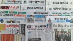 ঢাকা থেকে প্রকাশিত সংবাদপত্র