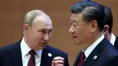 putin ve şi  cinping 