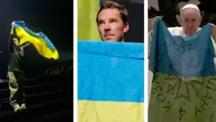 Український прапор – від Біллі Айліш до Папи Римського