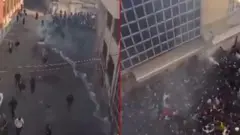 इरानमा प्रदर्शनमाथि अश्रुग्यास प्रहार