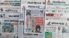 আজ ঢাকা থেকে প্রকাশিত বিভিন্ন পত্রিকা