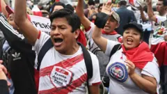 Manifestantes.