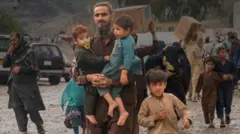 افغان کډوالو ماشوم