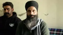 Sukhjinder adalah satu dari ratusan orang India yang ditipu oleh kelompok penyelundup migran ilegal