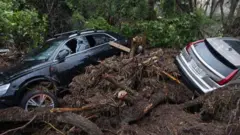 በጎርፉ የተወሰዱ መኪናዎች