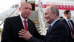 Реджеп Эрдоган и Владимир Путин