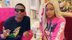 Wizkid and Brenda Biya