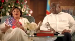 Denise Nyakeru na Felix Tshisekedi batanga ubutumwa bwa Noheli