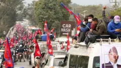 राजावादीको प्रदर्शन