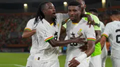Mohammed Kudus celebrate for Blackstars