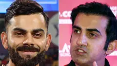 विराट कोहली और गौतम गंभीर