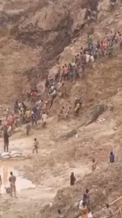 खदान धंसने से 100 से ज़्यादा की मौत 