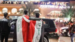 خرج الآلاف للاحتفال في جميع أنحاء العراق