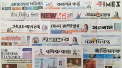 ঢাকা থেকে প্রকাশিত সংবাদপত্র।