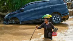 Banjir Sumatra, Tapanuli Tengah, Sumatra Utara, banjir dan longsor