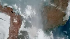 பிரேசிலில் கருப்பு மழை