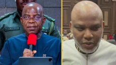 Alext Otti and Nnamdi Kanu