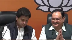 सिंधिया और जे पी नड्डा
