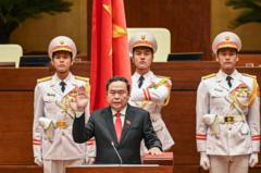 Ông Trần Thanh Mẫn tuyên thệ, nhậm chức chủ tịch Quốc hội