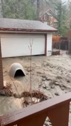 طوفان و سیل در کالیفرنیا