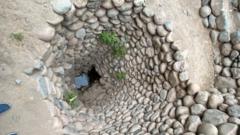 Imagem mostra olhopixbet aviatorágua vistopixbet aviatorsua superfície no Peru