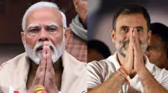 नरेंद्र मोदी, राहुल गांधी