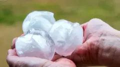ગુજરાતમાં મોટા મોટા કરા પડ્યા