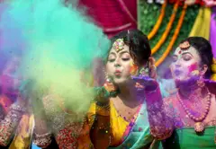Holi celebrations