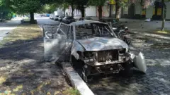 Підірваний автомобіль