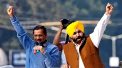 ਭਗਵੰਤ ਮਾਨ, ਅਰਵਿੰਦ ਕੇਜਰੀਵਾਲ