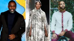 Jidenna, Idris Elba and Naomi Campbell