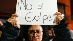 Manifestante en Guatemala