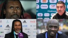 Aliou Cissé (Sénégal), Rigobert Song (Cameroun), Jadel Kadri (Maroc) et Otto Addo (Ghana)