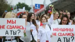 Протесты в Минске