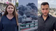 مراسلو بي بي سي في القدس ورام الله
