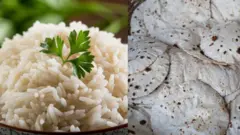 அரிசி சோறு மற்றும் ரொட்டி