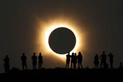 Eclipse visto em Terul, Espanha