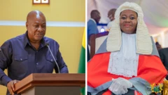 president Mahama and Gertrude Torkonoo