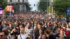 Protest u Beogradu 19. maja