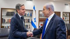Встреча госсекретаря Энтони Блинкена и премьер-министра Израиля Биньямина Нетаньяху 9 января в Иерусалиме