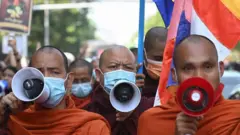 Burmese monks