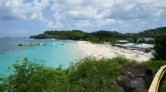 Una playa en Antigua