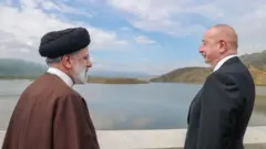 الرئيس الإيراني الراحل كان مع رئيس أذربيجان حيدر علييف يفتتحان سدا مائيا على الحدود قبل وفاته في تحطم المروحية