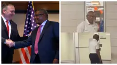 Obbo Gadduu Andaargaachoo aanga'aa Ameerikaa waliin