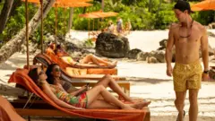 Cena da terceira temporada de The White Lotus