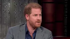 Prince Harry for Stephen Colbert show