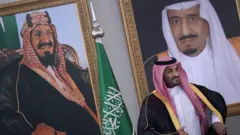 O príncipe herdeiro da Arábia Saudita, Mohammed bin Salman.