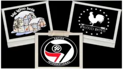 Boogaloo Bois, antifa et Proud Boys contrastent en termes d'idéologies mais certains ont été impliqués dans la violence.