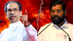 एकनाथ शिंदे आणि उद्धव ठाकरे